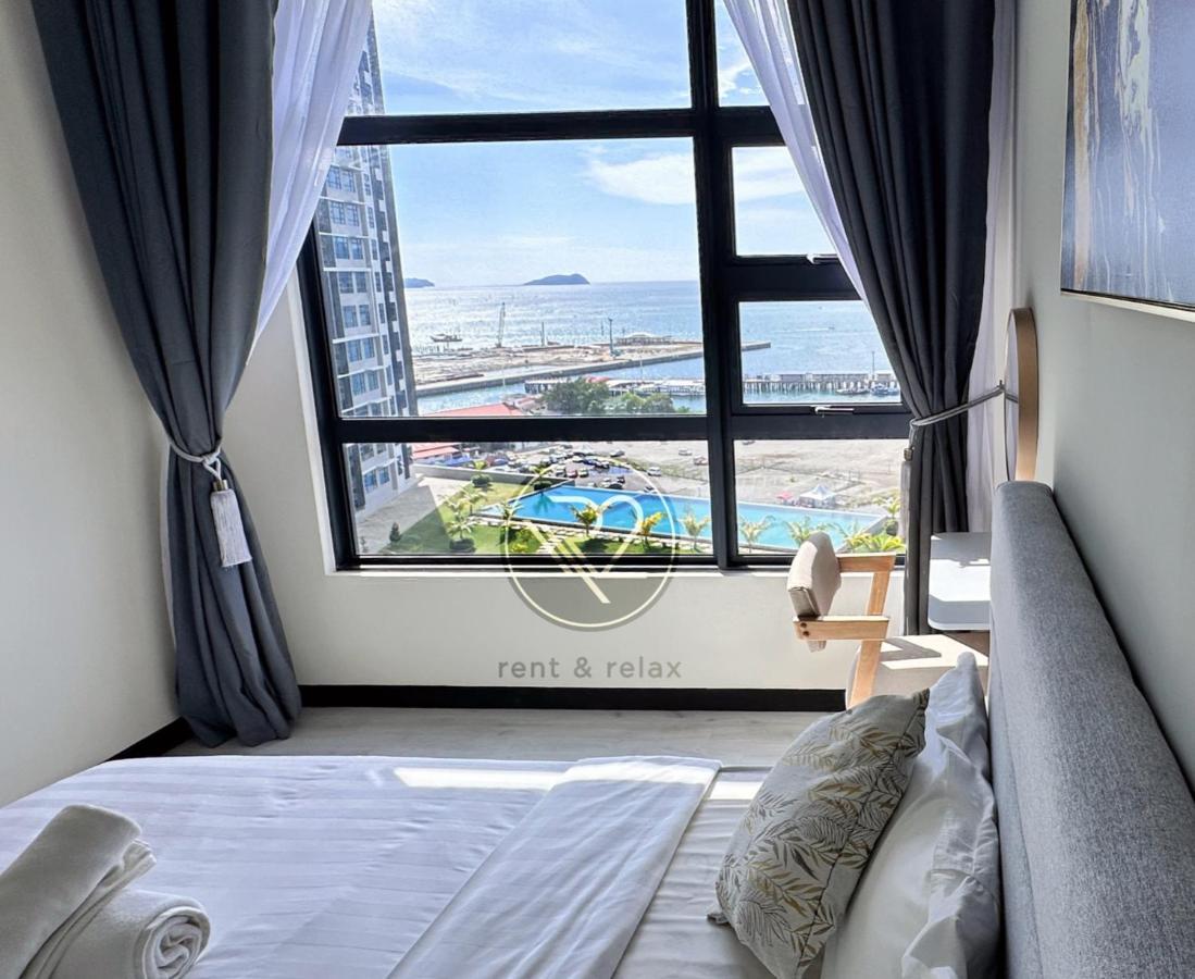 קוטה קינבלו Sea&Pool View Stunning Homestay, Wifi, Netflix Near Malls, Jetty, Convenient Stores מראה חיצוני תמונה